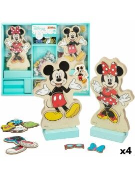 Figuras Disney 54 Peças 4 Unidades 11,5 x 17,5 x 1,2 cm