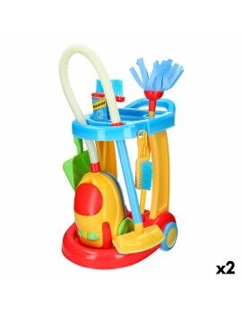 Carrinho de Limpeza com Acessórios PlayGo 30,5 x 67 x 37 cm (2 Unidades)