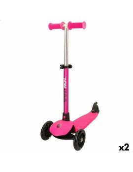 Patinete Scooter Eezi Cor de Rosa 2 Unidades