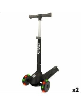 Patinete Scooter Eezi Negro 2 Unidades