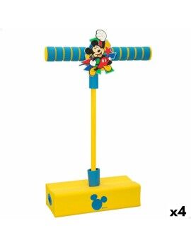 Saltador pogo Mickey Mouse 3D Amarillo Infantil (4 Unidades)