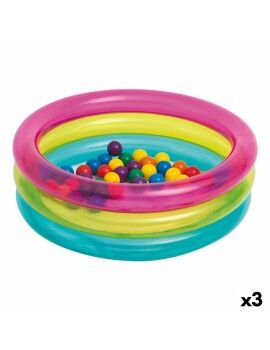 Piscina de Bolas Intex 86 x 25 x 86 cm (3 Unidades)