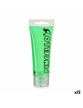 Pintura acrílica Neon 75 ml Verde (12 Unidades)