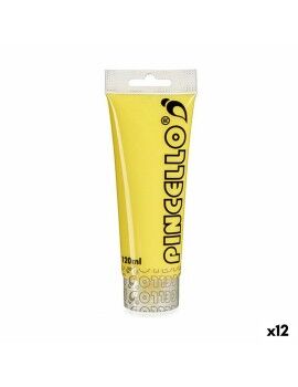 Pintura acrílica Amarillo 120 ml (12 Unidades)