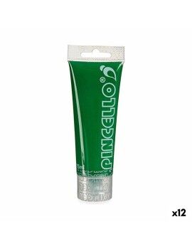 Pintura acrílica 75 ml Verde oscuro (12 Unidades)