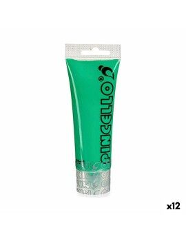 Pintura acrílica 75 ml Verde Claro (12 Unidades)