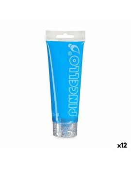 Pintura acrílica Neon Azul 120 ml (12 Unidades)