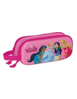 Portatodo Doble Disney Princess Rosa 21 x 8 x 6 cm 3D