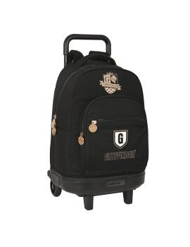 Mochila Escolar con Ruedas Harry Potter Bravery Negro 33 X 45 X 22 cm