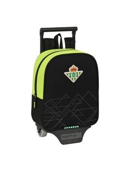 Mochila Escolar com Rodas Real Betis Balompié Preto Lima 22 x 27 x 10 cm