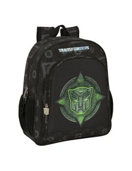 Mochila Escolar Transformers 32 x 38 x 12 cm Negro