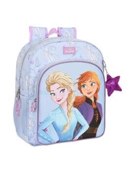 Mochila Escolar Frozen Believe 32 x 38 x 12 cm Lilás