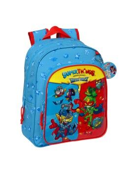 Mochila Escolar SuperThings Rescue force 27 x 33 x 10 cm Azul