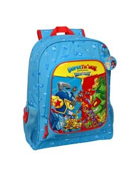 Mochila Escolar SuperThings Rescue force 32 x 42 x 14 cm Azul