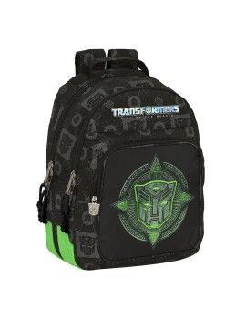 Mochila Escolar Transformers Negro 32 x 42 x 15 cm