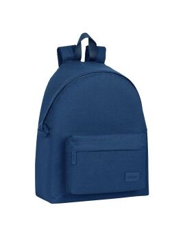 Mochila Escolar Safta   33 x 42 x 15 cm Azul Marinho