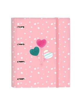 Carpeta de anillas BlackFit8 Globitos 27 x 32 x 3.5 cm Rosa