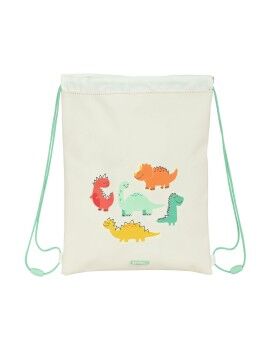 Bolsa Mochila con Cuerdas Safta Dinos Crema