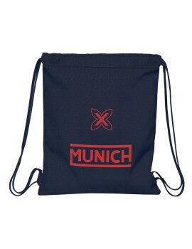 Saco Mochila com Cordas Munich Flash Azul Marinho