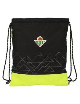 Saco Mochila com Cordas Real Betis Balompié Preto Lima