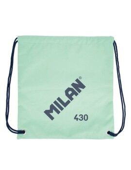 Saco Mochila com Cordas Milan Since 1918 Verde 42 x 34 x 0,7 cm