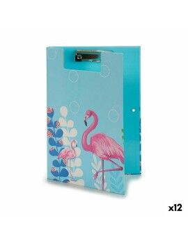 Carpeta A4 Flamenco rosa Pinza (12 Unidades)