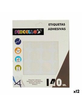 Etiquetas adesivas Branco 22 x 49 mm Maçã (12 Unidades)