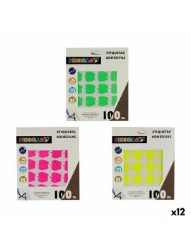 Etiquetas adhesivas Manzana 22 x 49 mm (12 Unidades)