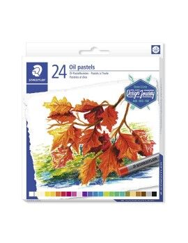 Ceras de colores Staedtler Design Journey 24 Piezas Multicolor (24 Unidades)