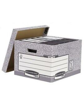 Caja de Archivo Fellowes Bankers Box Gris Din A4 29,4 x 38,7 x 44,5 cm