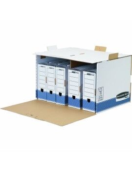 Caixa de Arquivo Fellowes Azul Branco A4 33,5 x 55,7 x 38,9 cm