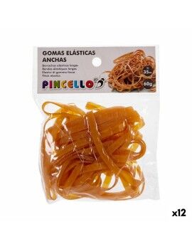 Gomas elásticas Ancha Amarillo (12 Unidades)