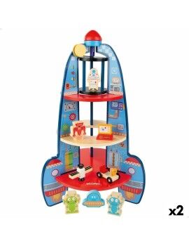 Playset Woomax 9 Peças 2 Unidades 32,5 x 53,5 x 32,5 cm