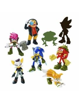 Conjunto de Figuras Sonic 8 Unidades 6,5 cm