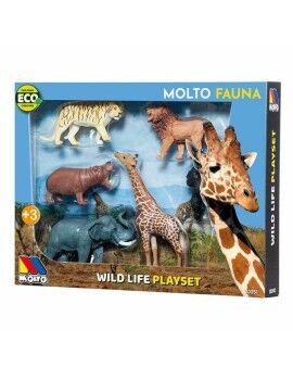 Set 6 Animales Salvajes Moltó Plástico