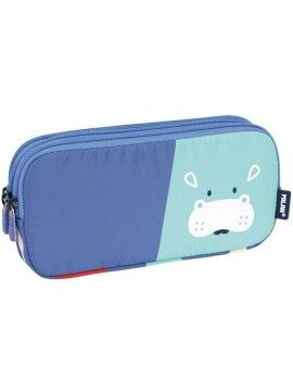 Bolsa Escolar Milan Animals Azul 20 x 11 x 6,5 cm