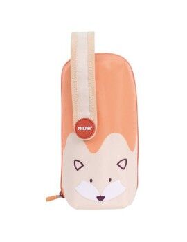 Bolsa Escolar Milan Animals Laranja 22,5 x 11,5 x 11 cm