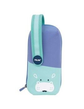 Bolsa Escolar Milan Animals Azul 22,5 x 11,5 x 11 cm