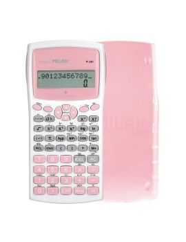 Calculadora Científica Milan M240 Branco Cor de Rosa 16,7 x 8,4 x 1,9 cm