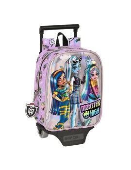 Mochila Escolar com Rodas Monster High Best boos Lilás 22 x 27 x 10 cm