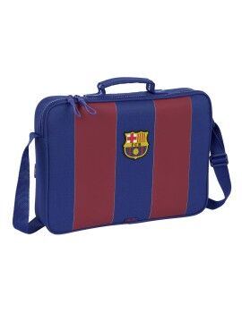 Cartera Escolar F.C. Barcelona Rojo Azul marino 38 x 28 x 6 cm