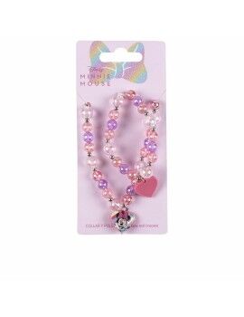 Kit de Bijutaria Disney Bisuteria Disney Lote Cor de Rosa Minnie Mouse 2 Peças (2 Peças)