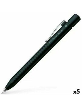 Porta-minas Faber-Castell Grip 2011 Preto 0,7 mm (5 Unidades)