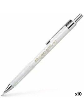 Porta-minas Faber-Castell TK-Fine 2317 Branco 0,7 mm (10 Unidades)