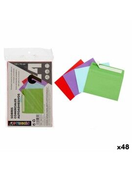 Sobres Multicolor Papel 120 x 176 mm (48 Unidades)