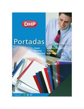 Capas de encadernação DHP Verde A4 Polipropileno 100 Peças