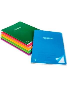 Caderno Pacsa Flexipac Multicolor A4 48 Folhas (6 Peças)