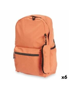 Mochila Escolar Laranja 37 x 50 x 7 cm (6 Unidades)