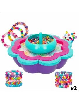 Kit Creación de Pulseras Cra-Z-Art Shimmer 'n' Sparkle Plástico 22,5 x 6,5 x 22,5 cm 2 en 1 (2...