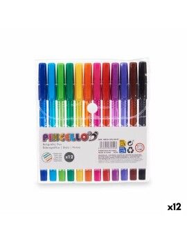 Set de Bolígrafos Multicolor (12 Unidades)